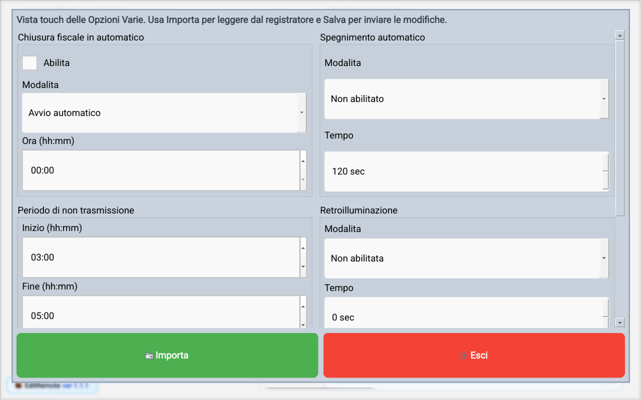 Programmazione varie